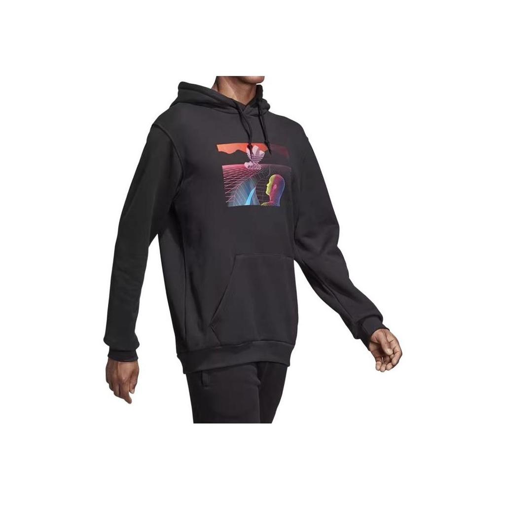 adidas Originals Men's Graphic Hoodie Black DV2038