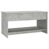 Vidaxl Couchtisch, Beton Grau, 102X50X52,5 Cm
