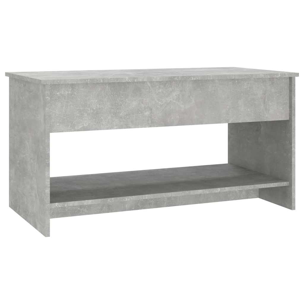 Vidaxl Couchtisch, Beton Grau, 102X50X52,5 Cm