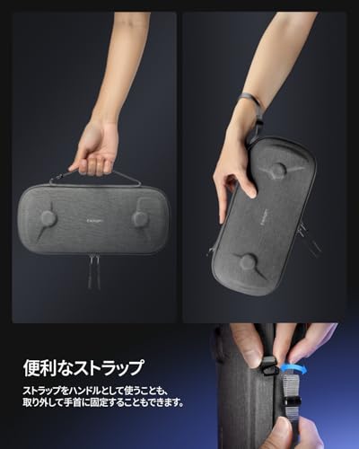 Spigen PlayStation Portal Remote Player Case, PS5 Portal Remote Player Storage Bag/Pouch with Carrying Strap, Comfortable Carry, Shockproof, All-Round