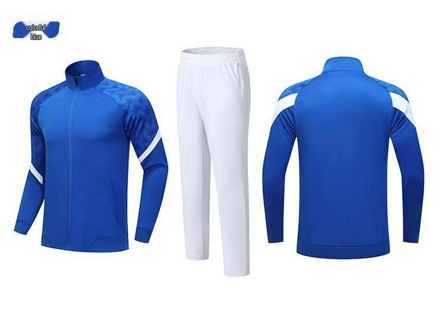 Unisex Casual Sportswear Set: Long Sleeve Zipper Jacket for Spring/Autumn Running & Training