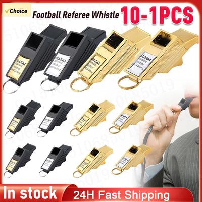 1-10PCS Professional Soccer Referee Whistle Coaching Basketball Football Whistles Seedless Plastic Whistles Basketball Whistles