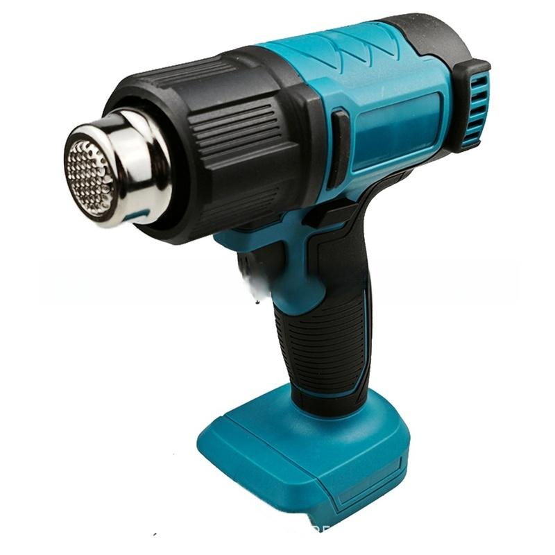 Portable Wireless 21V Hot Air with LCD Adjustable Temperature 50 to 550 Celsius Comes with 5 Stainless Steel Nozzles