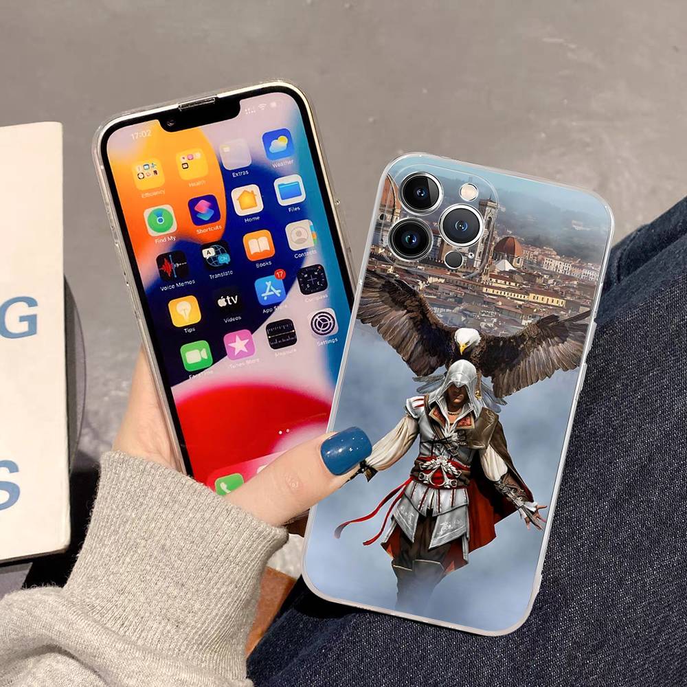 Funny A-Assassins Game C-Creed Phone Case For IPhone 17 16 15 14 13 12 11 Pro Max Plus Soft Cover Personalized DIY