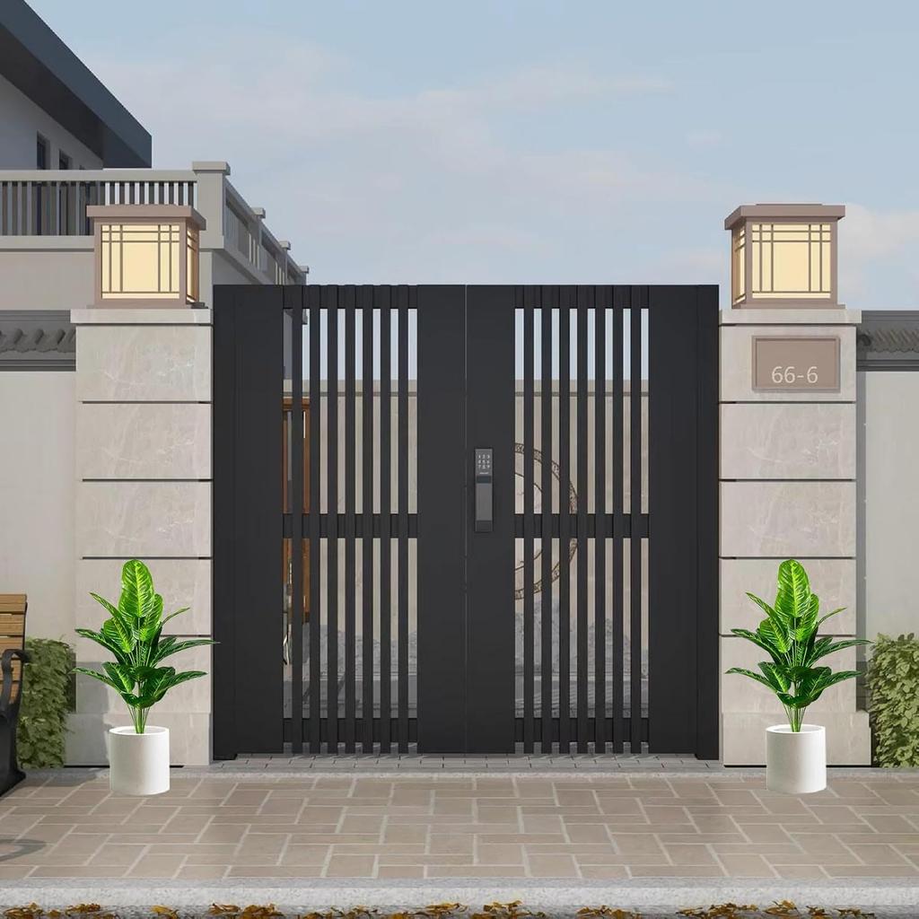 Artificial Plant in Pots Fake Plants Indoor Outdoor, Faux Potted Tree Tropical Palm Floor Plants for Home Office Living Room Bedroom Decor