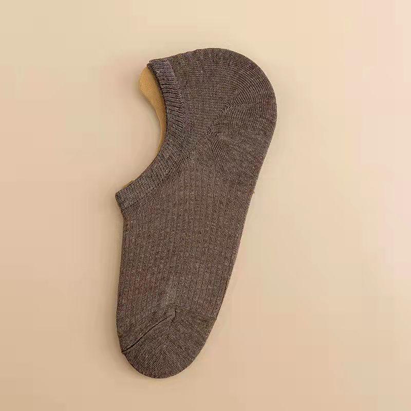 Dopamine Boat Socks: Non-Slip, Solid Color, No Heel, Low-Cut, Lightweight Summer Socks
