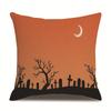 Halloween Linen Pillow Cover Printed Pillow Supply Cushion Cover