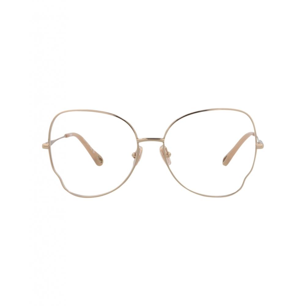

Chlo Cat Eye Frame Metal Optical Frames Gold Gold Transparent One Size
