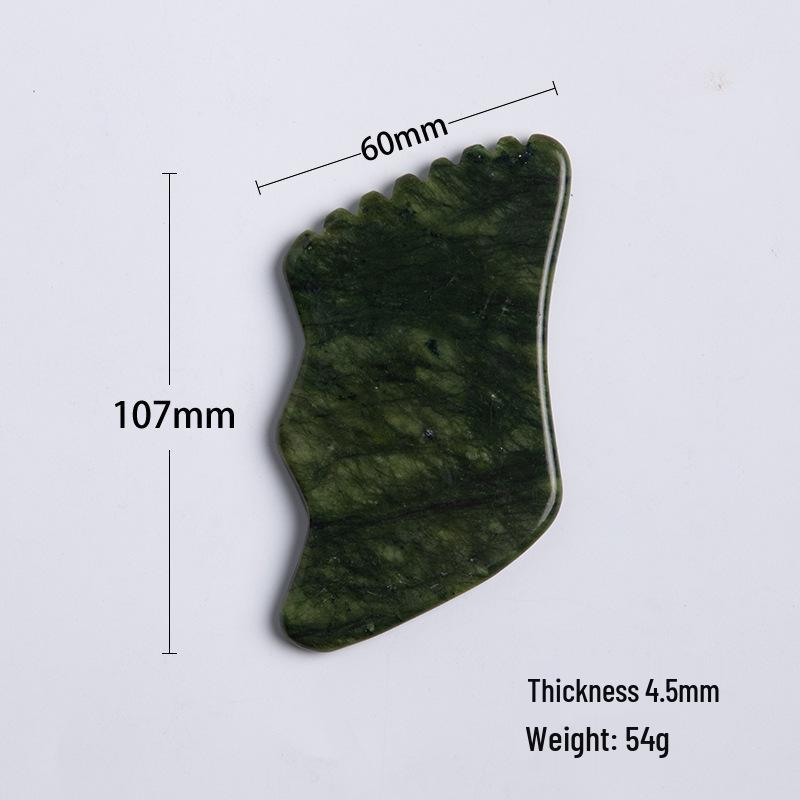 Xiuyu Jade Gua Sha Facial Massager with Teeth Scraper