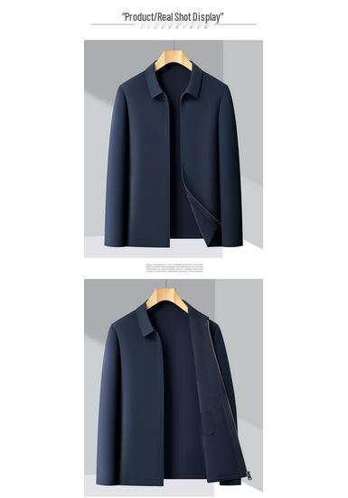 Men's Casual Breathable Lapel Jacket for Spring and Autumn