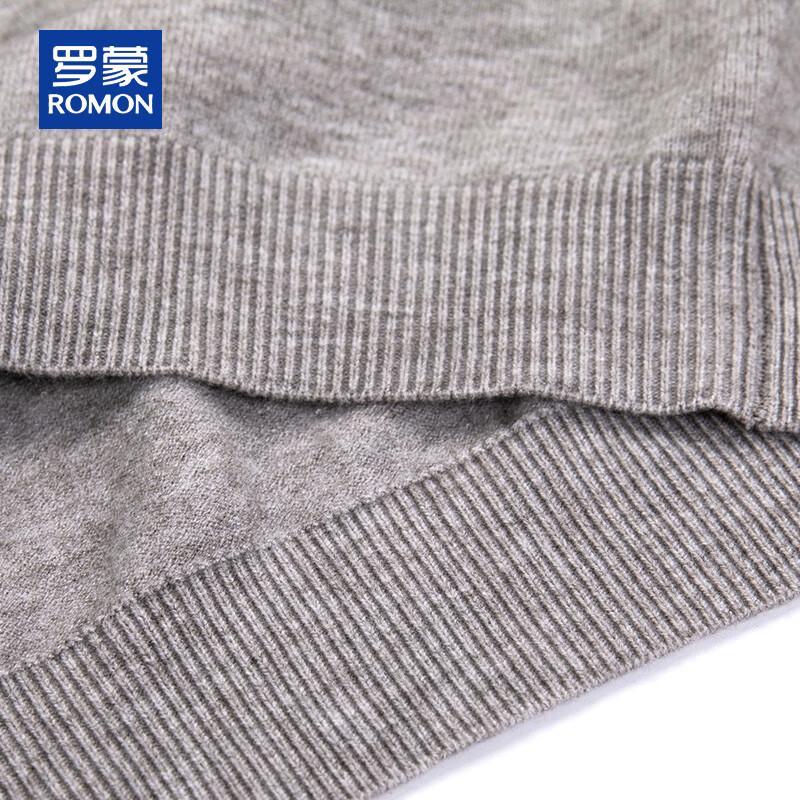 ROMON Men's V-Neck Knitted Business Casual Vest