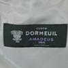 DORMEUIL Wollgestreifte maßgeschneiderte Jacke Marineblau Herren Gebraucht