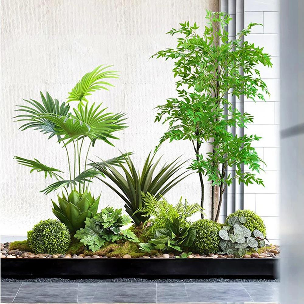 21 listů Simulované listy kapradiny Umělé rostliny Plevel Perské listy kapradiny Rostlinná stěna DIY Terénní úpravy Domácí dekorační doplňky