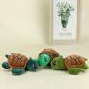 Adorable Plush Ocean Animal Large Turtle Keychain Soft Toy In Multiple Colors