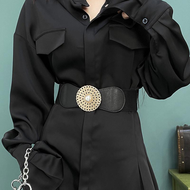 Fashionable Women's Decorative Waist Belt In Faux Leather Ideal For Year-round Wear