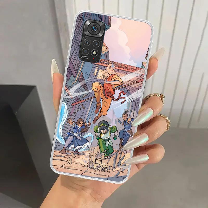 Anime Avatar The Last Airbender Phone Case for Xiaomi Redmi Note 15 14 14S 13 12S 12 Pro 11S 11 Plus 11T 11E 10S Soft Funda Prin