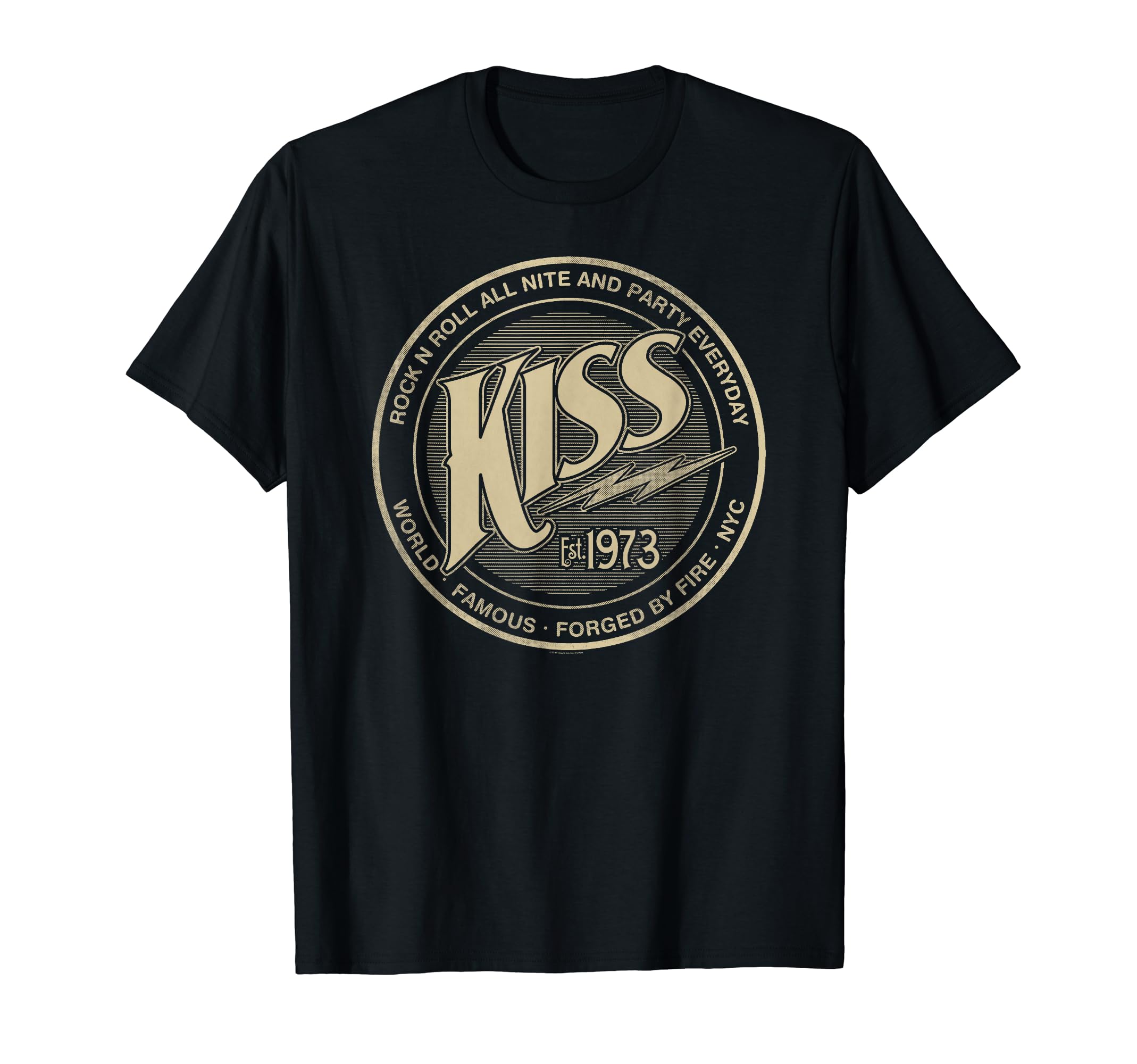 

KISS World famous - T-shirt чорний