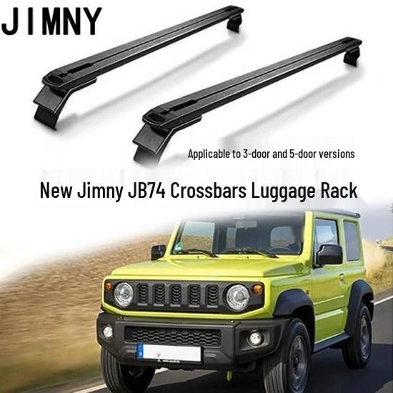 Jimny JB74/JB64 Roof Crossbars (3/5-Door, Aluminum