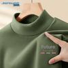 Jeanswest Men's Thermal Mock Neck Long Sleeve T-Shirt