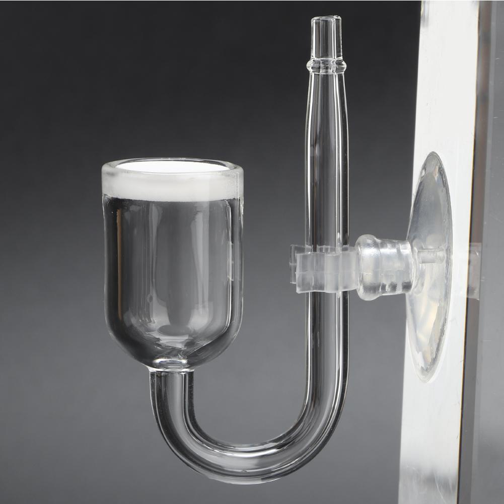 High Transparent Glass Aquarium Carbon Dioxide Refiner Fish Tank CO2 Dissolver Diffuser Atomizer