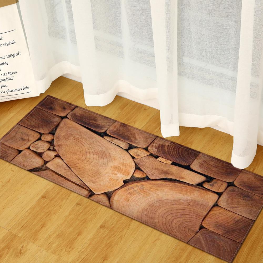 Small Fresh Household Door Mat, Kitchen Absorbent Strip, Bedroom Non-Slip Floor Mat, Living Room Carpet