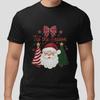 Santa Claus Christmas T-Shirt Tis The Season Holiday Graphic Tee Unisex Winter