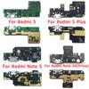 Placa de Carregamento Para Xiaomi Redmi 5 Plus Note 5A Prime Porta de Carregamento Conector USB Fita Flexível PCB Peças de Reposição