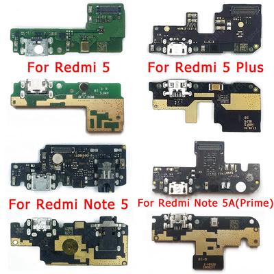 Ladeplatine für Xiaomi Redmi 5 Plus Note 5A Prime Ladeanschluss USB-Anschluss PCB-Flexkabel Ersatzteile
