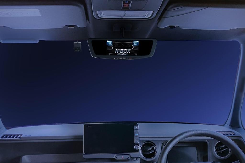ALPINE Digital Mirror Model Specific Mounting Kit N-Box (2023.10-Present) KTX-M01-NB-56