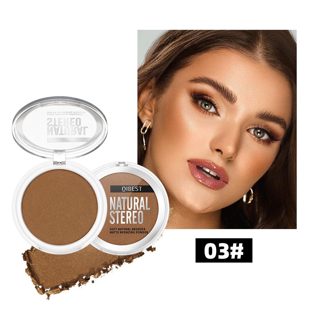 QIBEST Crème Contour Palette Donker Bronzing Poeder Charlotte Make-up Voor Gezicht Highlighter Bronzer Langdurige Concealer Cosmetica