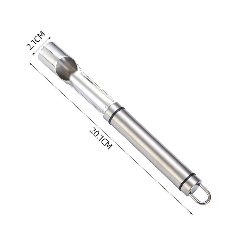 Edelstahl Obst Gemüse Werkzeug Kartoffelschäler Apfelentkerner Schneider Melonenschaufel Fischschuppenschaber Home Küchenzubehör