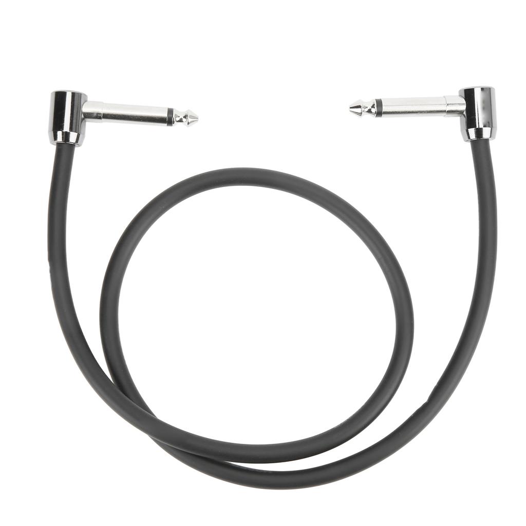 Guitar Patch Cable Metal Right Angle Guitars Effect Pedal Connecting Line for Playing