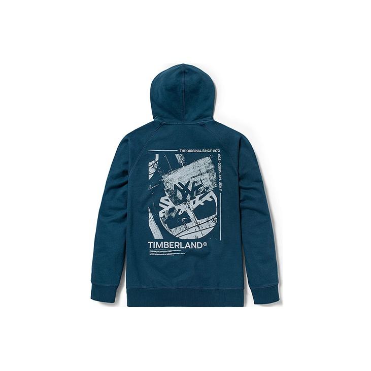 Timberland Casual Loose Sports Hoodie Men Hoodies Medium-Blue A22C9-BZ4