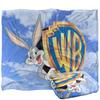 Warner Bros Vault Silky Logo Bugs Bunny Supersoft Blanket