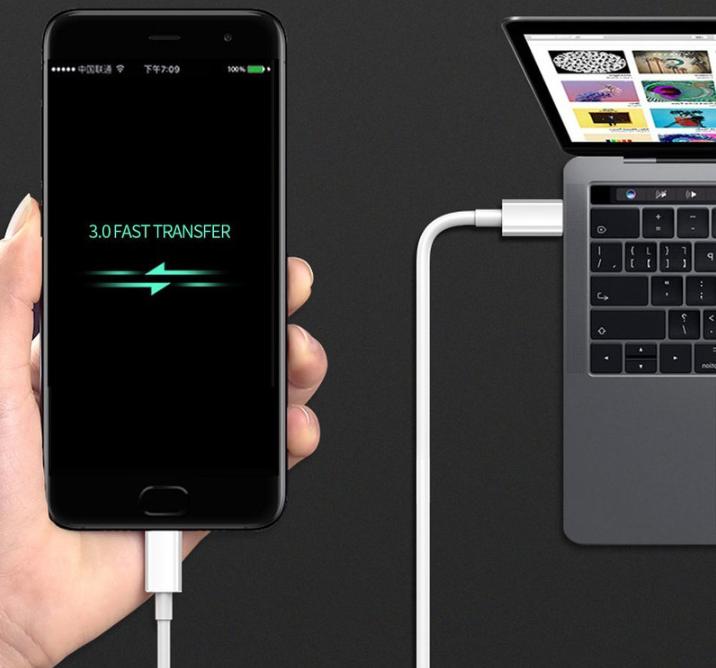Strong cable USB-C to USB-C charger fast charging QC 3.0 1m