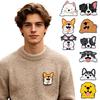 Unisex Brooch Cartoon Pet Dog Design Zinc Alloy Brooch Pin Sweater Suit Lapel Decorative Enamel Badge Outfit