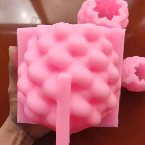 Baking Mold Cylinder Shape Kitchen Tool Washable Silicone Mold Baking Mold Excellent Baking No Odor