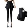 Wzhiming Yoga Pants with Leggings and Cropped Set for and and Women's Skirt, Length, One-Piece Loungewear, Gym, Yoga, Fitness, Sports, Tennis,