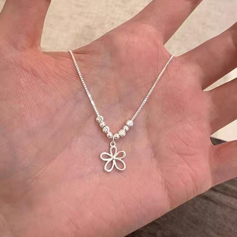Shijia pearl necklace women's niche design sense fashion temperament collarbone chain neck chain sweater chain bead chain