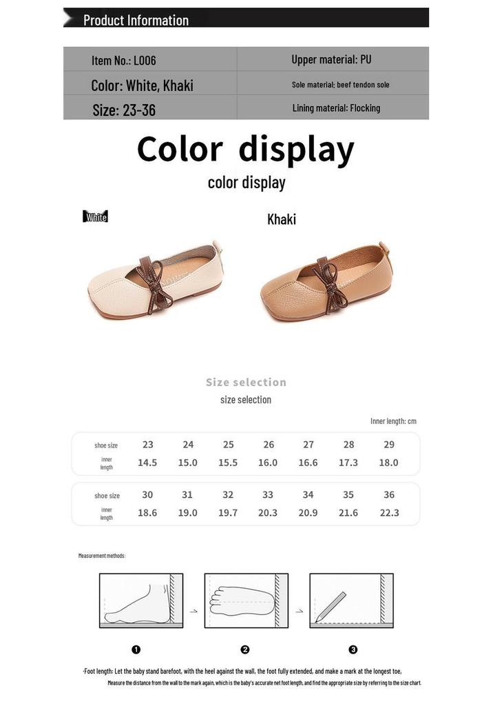 Autumn 2025 Soft Sole Slip-on Loafers for Baby Girls - Casual Princess Flat Shoes