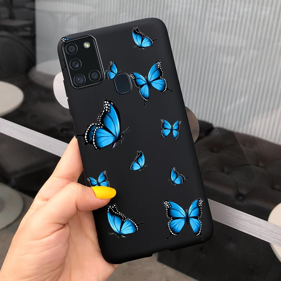Sunflowers Daisy Shap-on Case For Samsung A21s Case Samsung Galaxy A21S A 21S A21 S A217F Cover Dustproof Silicone Bumper Coque