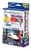 Epoch Pocket Picture Card Train Encyclopedia with Ring and Clear Ages 3 and Toy 08-308 Cover, Up,
