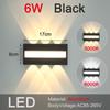 Modern New LED Outdoor Aluminum Wall Lamp Waterproof Porch Garden Balcony Wall Lamp Indoor and Outdoor Light