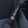 MGBE8 Car Seat Belt Covers Shoulder Pad Seat Belt Cushion For Alfa Romeo STELVIO Giulia 159 Giulietta 147 Mito 156 MTO Car Accessories
