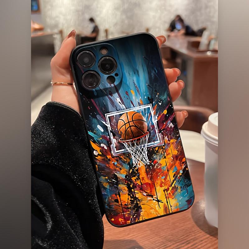 Basketball dunk phone case suitable for iPhone 17 16 15 14 13 12 11 Pro/Max/Plus anti drop and shockproof back cover
