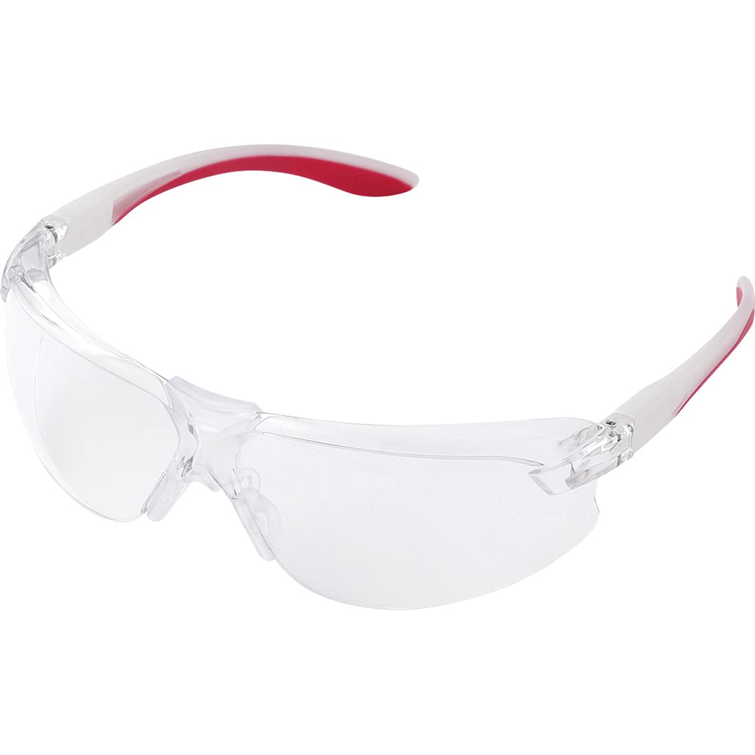 

Midori Anzen Vision Verde Safety Red Glasses, Double-Sided Anti-Fog Coating, MP-822