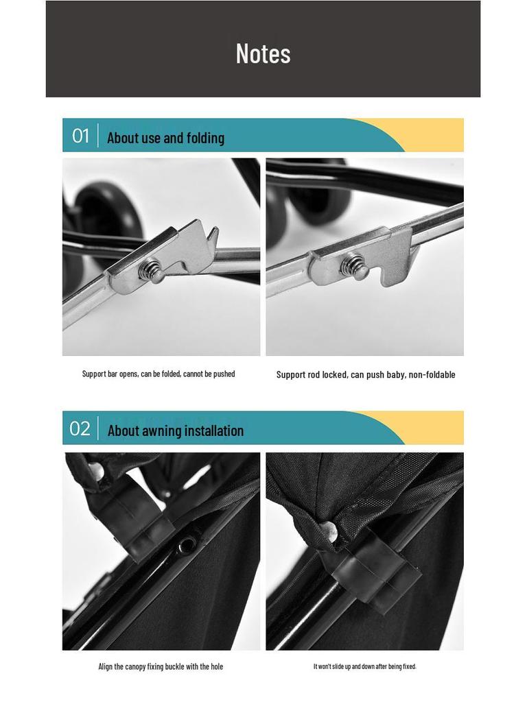 Ultralekki, Kompaktowy, Składany Wózek Dziecięcy z Amortyzacją - Idealny na Letnią Wyprawę