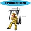 Eerie Prisoner Cage Manifestation Toy With Easy Installation Permanent Halloween Deck For Eerie House Themes