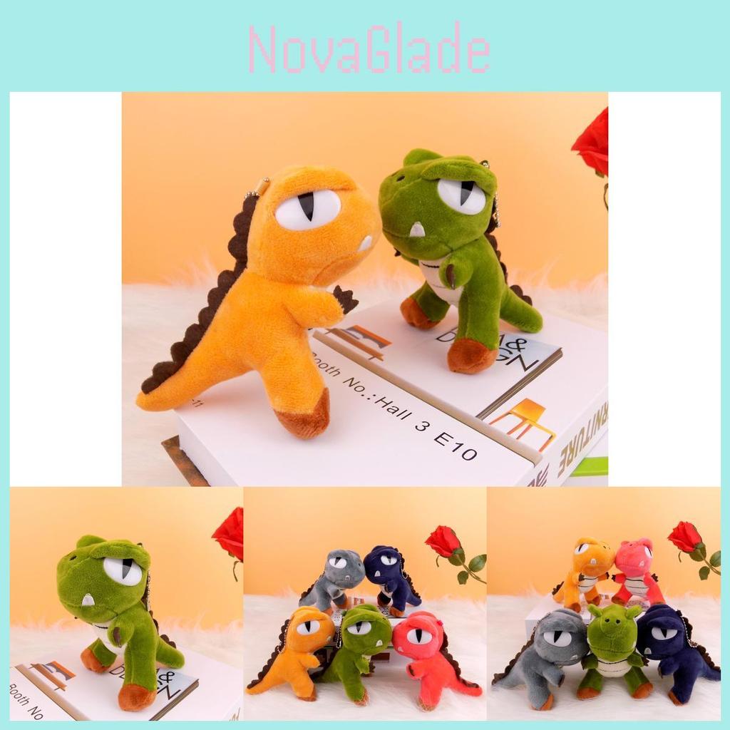 Adorable Plush Dinosaur Keychain Cute T-rex Stuffed Toy Miniature Wedding Favors