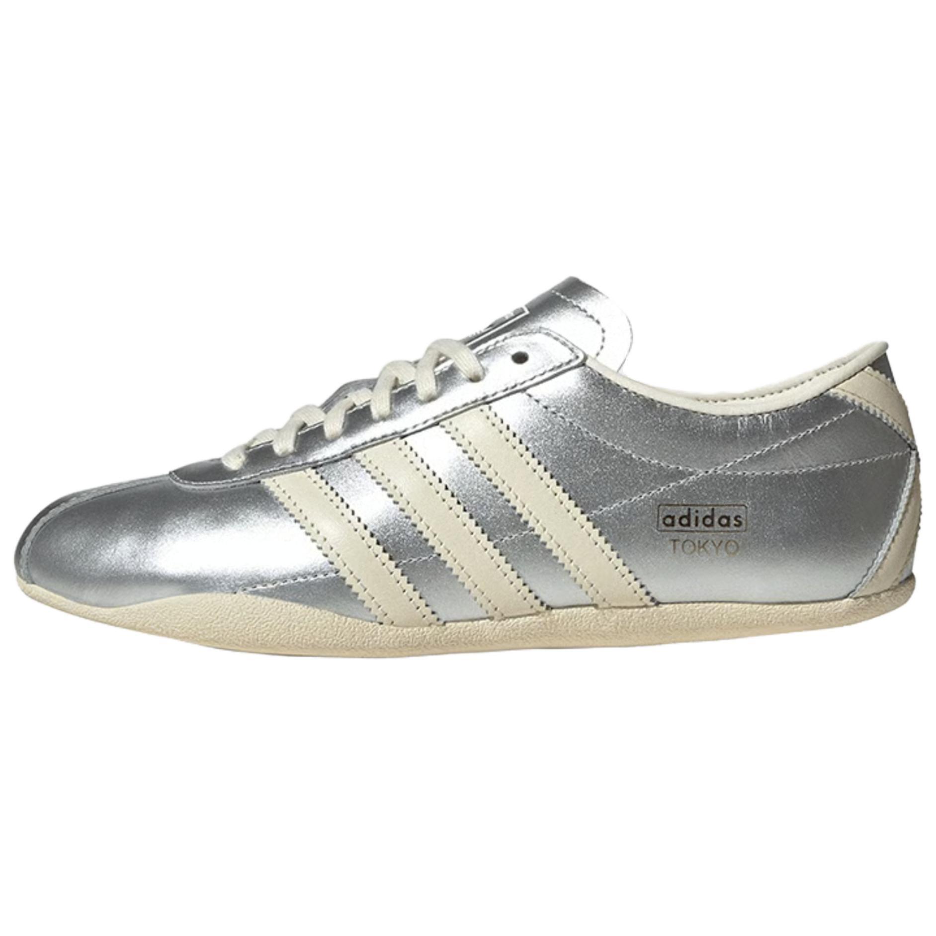 (WMNS) adidas Tokyo Silver Metallic Cream White Women s JQ0593 EU 39⅓
